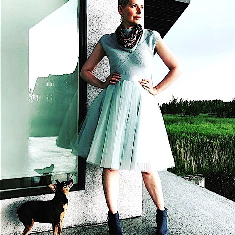 SPACE46 Brand, Size: M, Light Mint Green, Tulle Skirt, EUC, Absolutely Gorgeous!